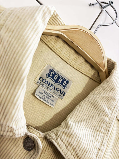 vintage 90s soho compagnie corduroy shirt - good market thrift store
