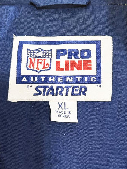 vintage 90s starter pro line cowboys hooded bomber jacket | NFL - good market thrift store