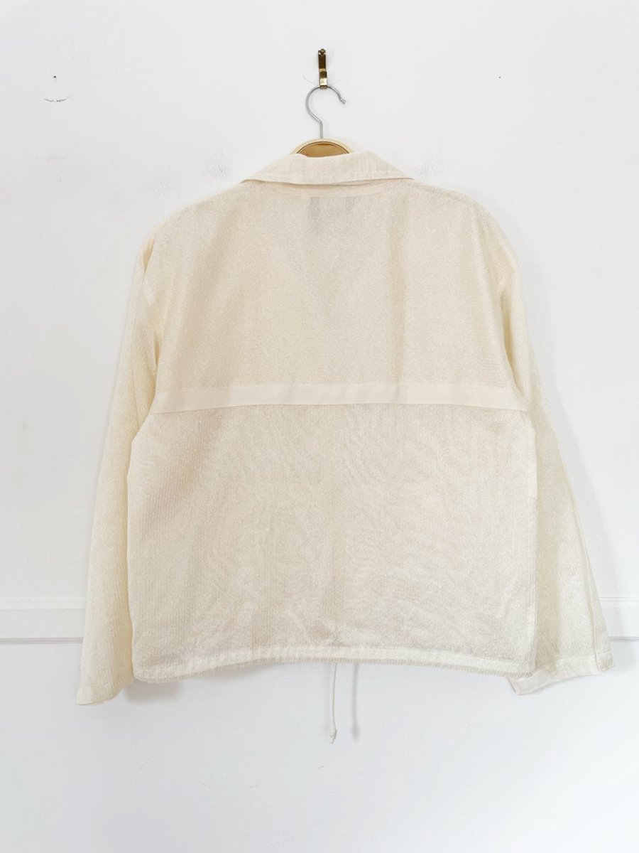 vintage 90s sunveil sunwear mesh summer beach jacket - good market thrift store