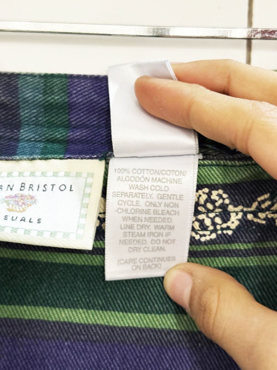 vintage 90s susan bristol floral denim wrap maxi skirt - good market thrift store