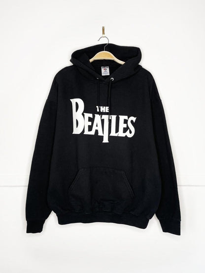 vintage 90s the beatles royal command performance 1963 reprint hoodie | jerzees - good market thrift store