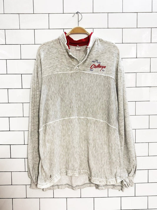 vintage 90s the great divide challenge marathon distressed sweatshirt - good market thrift store