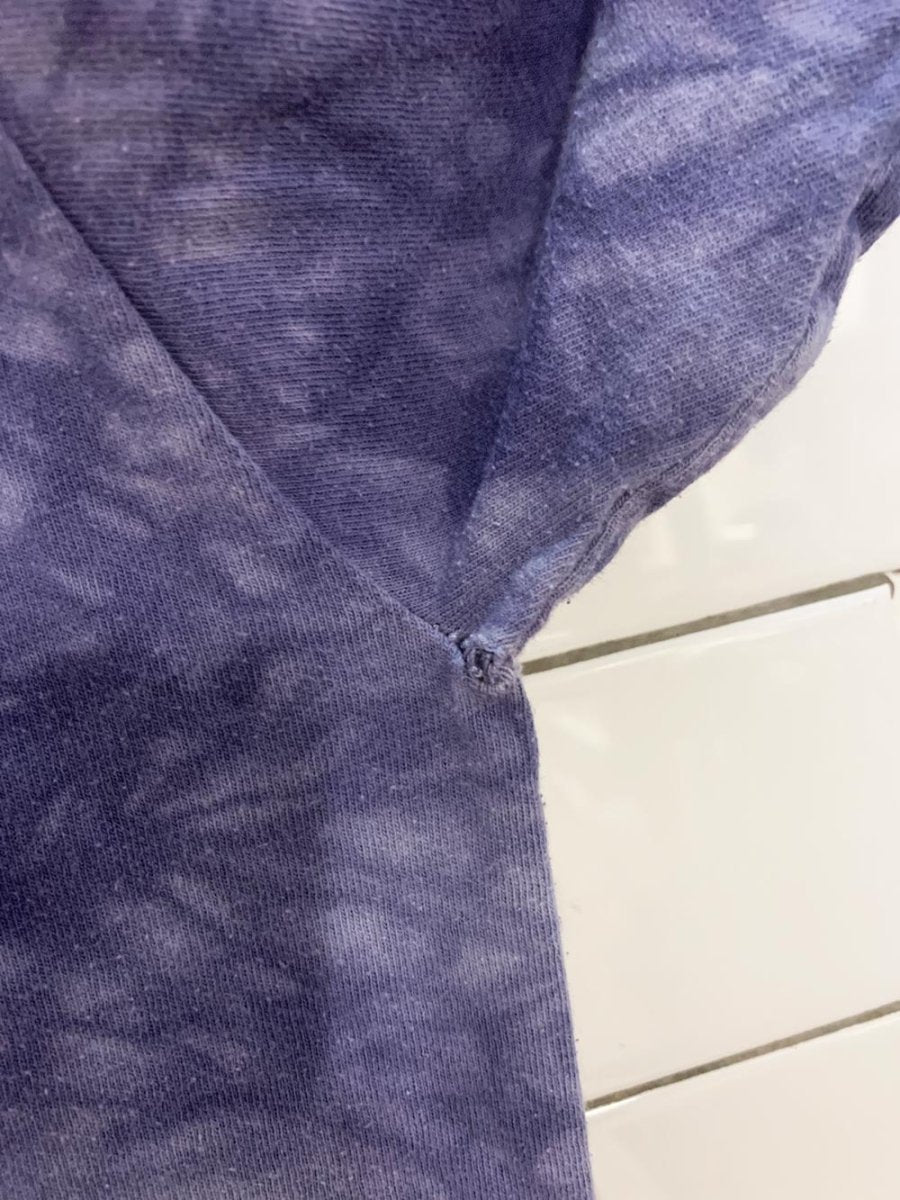 vintage 90s the mountain tie dye kitten pocket tee - good market thrift store