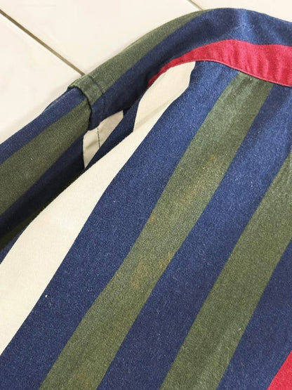 vintage 90s tommy hilfiger crest pocket striped shirt - good market thrift store