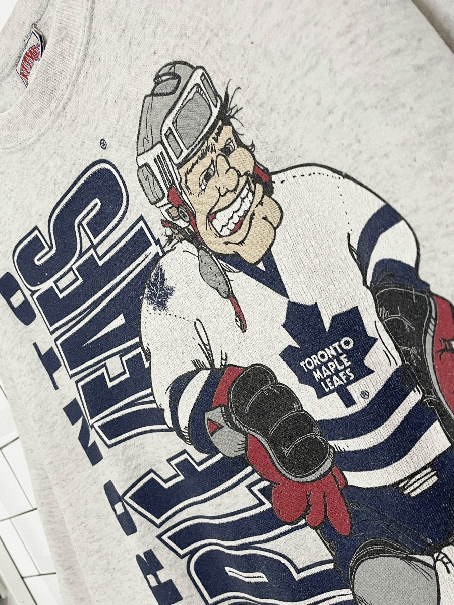 vintage 90s toronto maple leafs CCM sweatshirt | nutmeg mills | made in Canada - good market thrift store