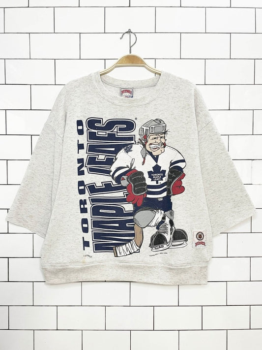vintage 90s toronto maple leafs CCM sweatshirt | nutmeg mills | made in Canada - good market thrift store