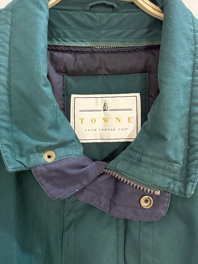 vintage 90s towne bomber jacket | london fog | zip out lining - good market thrift store