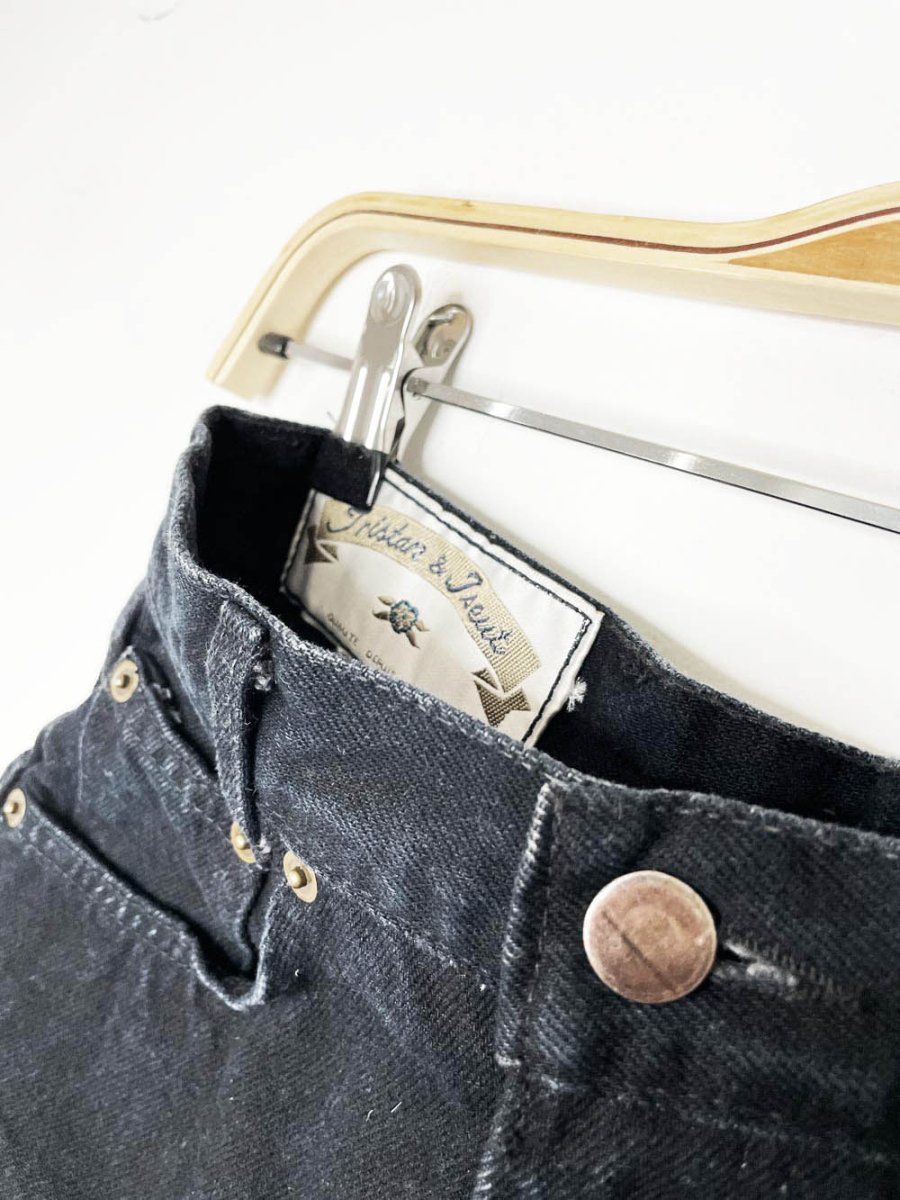 vintage 90s tristan & iseut denim shorts | made in Canada - good market thrift store