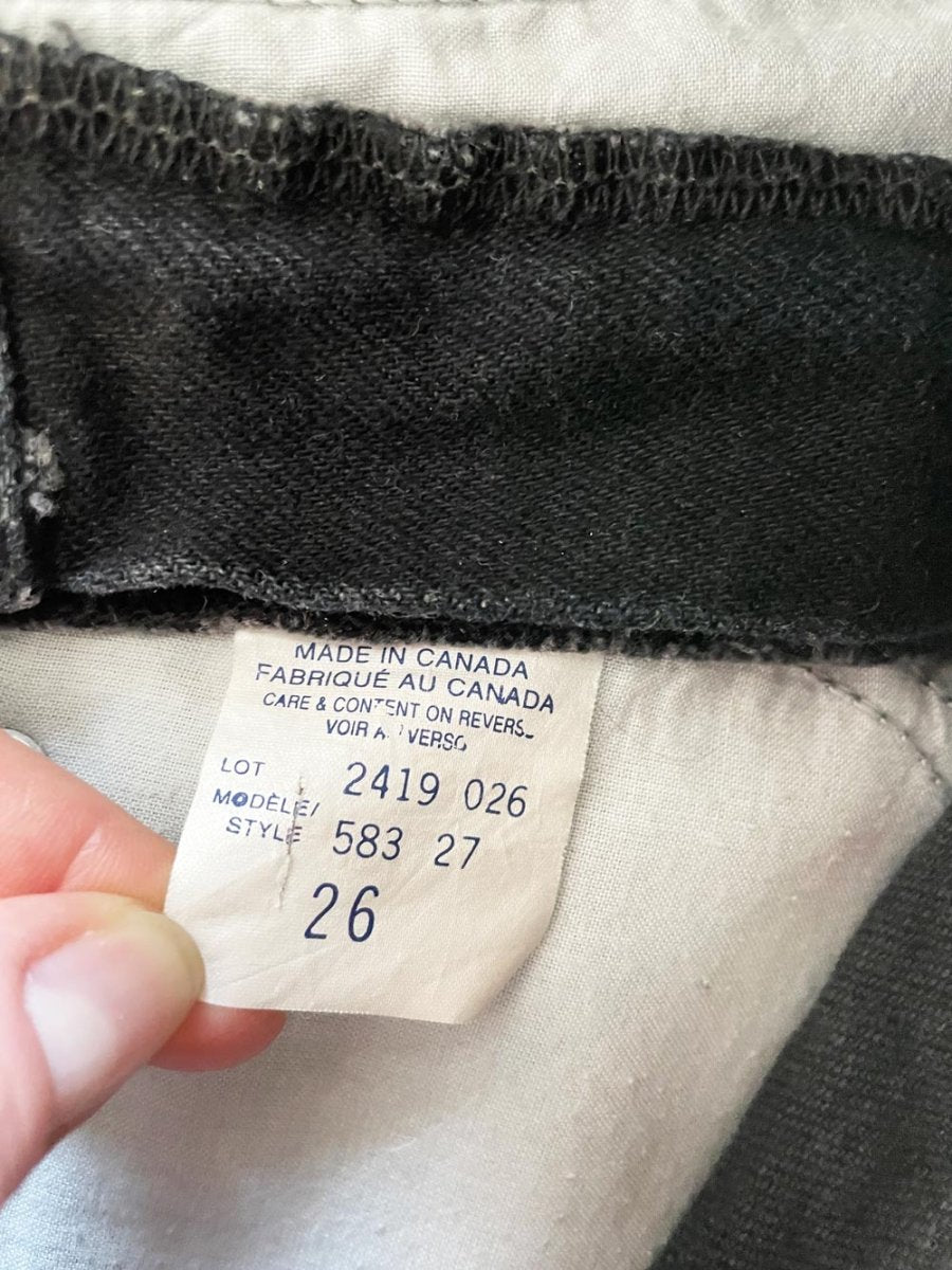 vintage 90s tristan & iseut denim shorts | made in Canada - good market thrift store