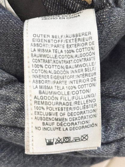 vintage 90s true religion reversible quilted denim vest - good market thrift store