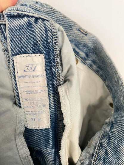 vintage 90s versace jeans couture high rise straight jeans | made in Italy - good market thrift store