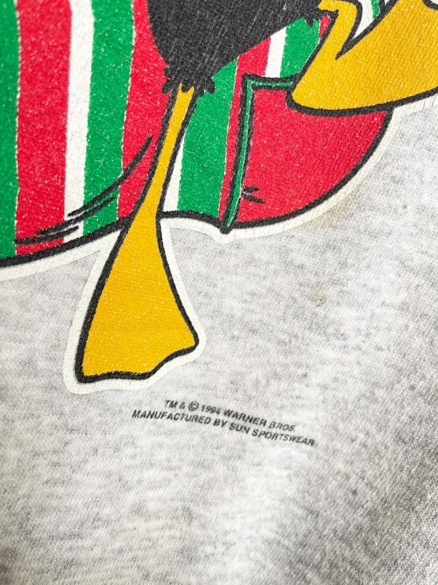 vintage 90s warner bros happy holidays sweatshirt | made in USA | sun sportswear - good market thrift store