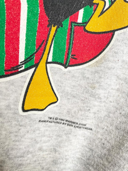 vintage 90s warner bros happy holidays sweatshirt | made in USA | sun sportswear - good market thrift store