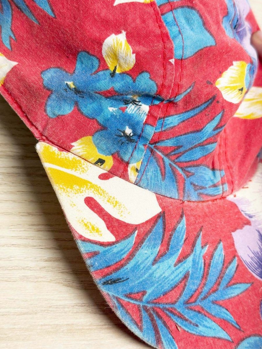 vintage 90s wendy's tropical snapback promo cap - good market thrift store