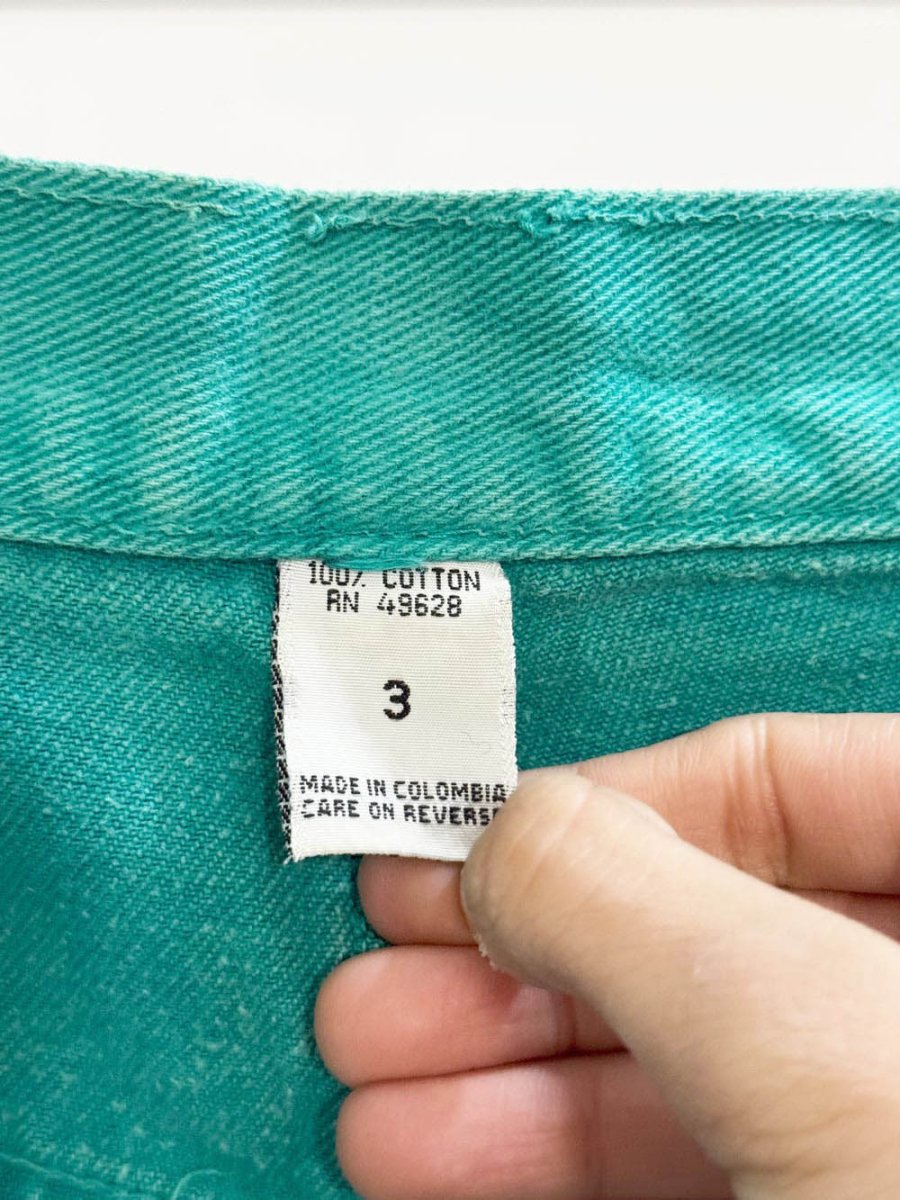 vintage 90s zena high rise baggy denim shorts - good market thrift store