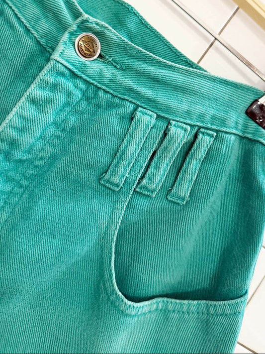 vintage 90s zena high rise baggy denim shorts - good market thrift store