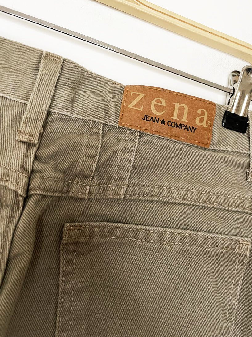 vintage 90s zena jeanswear double button high waist mom jeans - good market thrift store