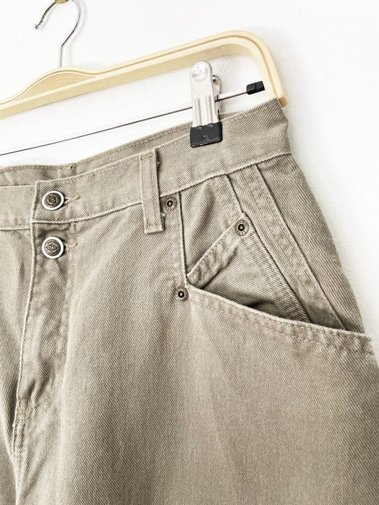 vintage 90s zena jeanswear double button high waist mom jeans - good market thrift store