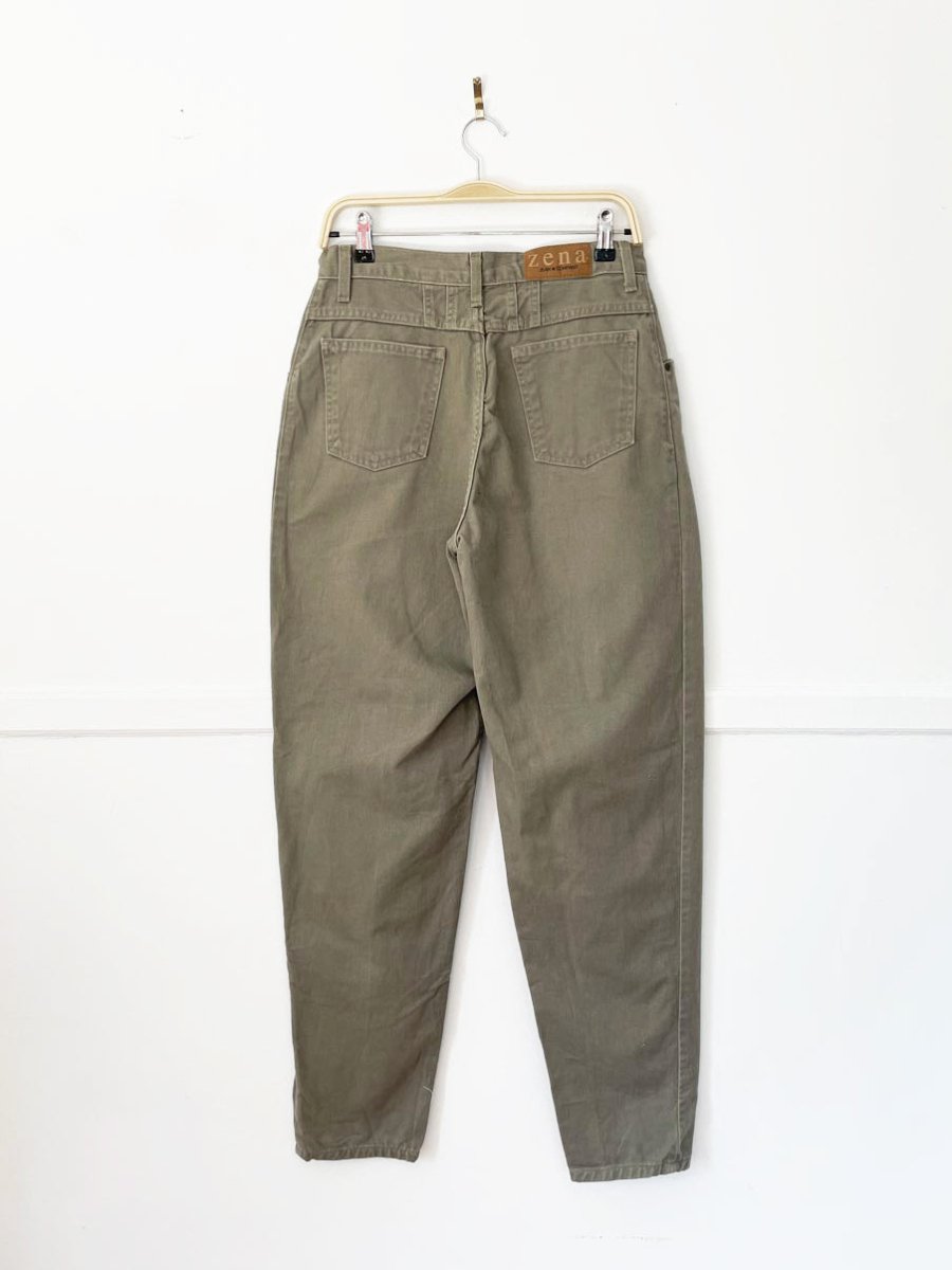 vintage 90s zena jeanswear double button high waist mom jeans - good market thrift store