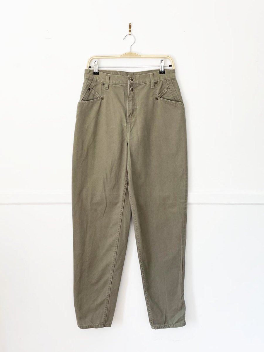 vintage 90s zena jeanswear double button high waist mom jeans - good market thrift store