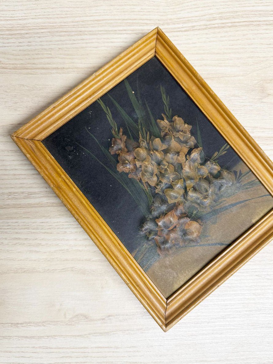 vintage ace art service 3d flower wall art | made in Canada - good market thrift store