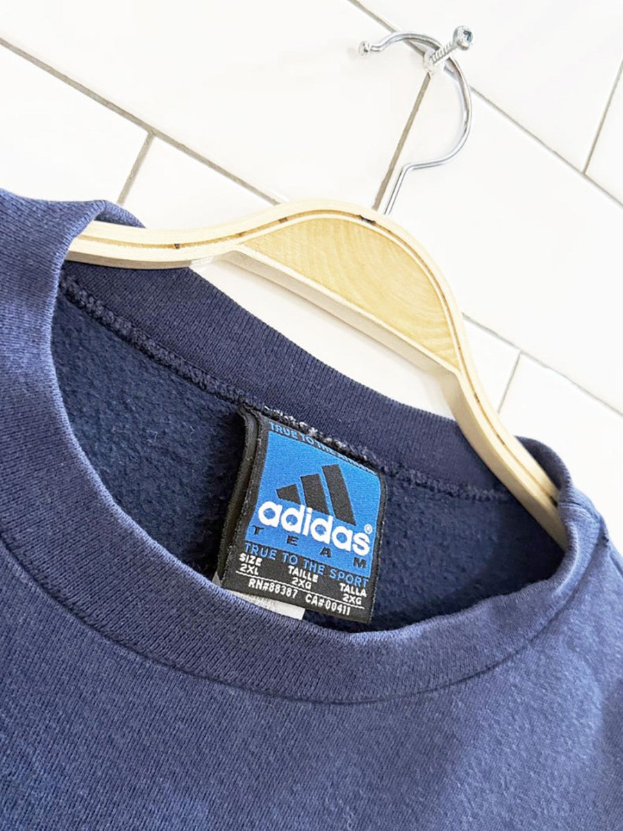 vintage adidas crewneck sweatshirt | made in USA - good market thrift store