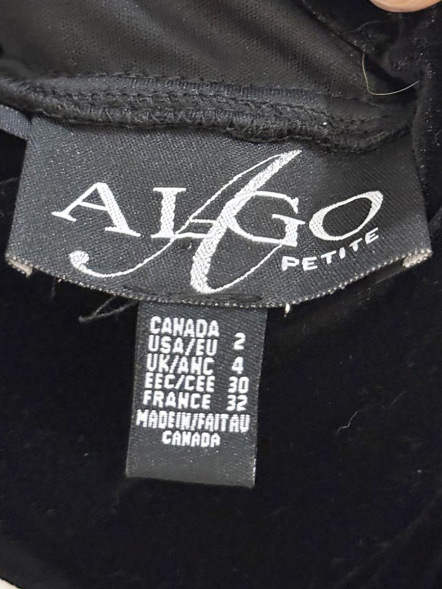 vintage algo velvet halter a - line swing mini dress | made in Canada - good market thrift store