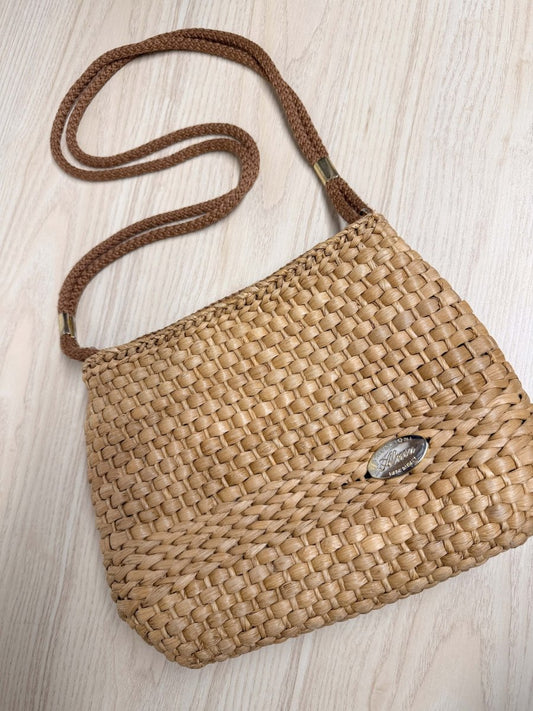 vintage alina creazioni woven basket shoulder bag | made in Italy - good market thrift store