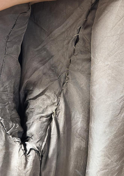 vintage alpaca - wool blend windowpane check coat | made in Italy - good market thrift store