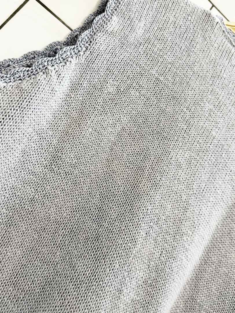 vintage alyssa brooke embroidered ribbon trees + wreaths holiday knit vest - good market thrift store