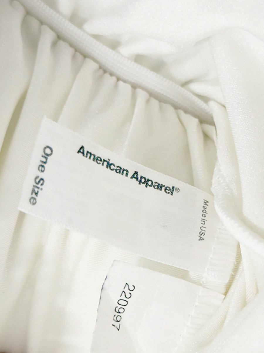 vintage american apparel tulle ruffle mini skirt | petticoat | made in USA - good market thrift store