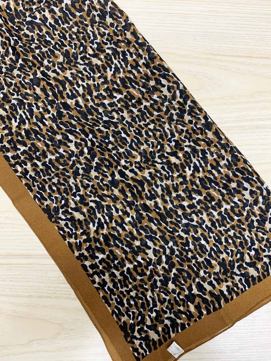 vintage animal print square scarf | made in italy - good market thrift store