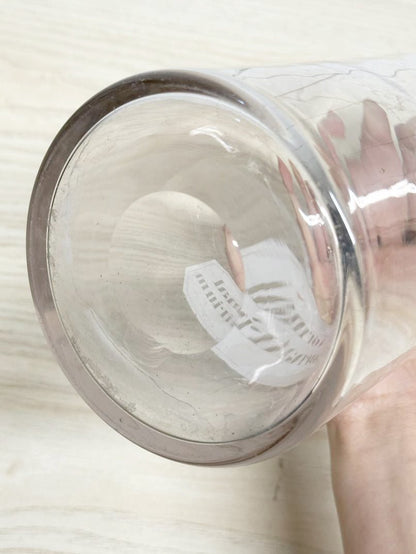 vintage apothecary glass bottle | 1/10 normal chloranatrium - good market thrift store