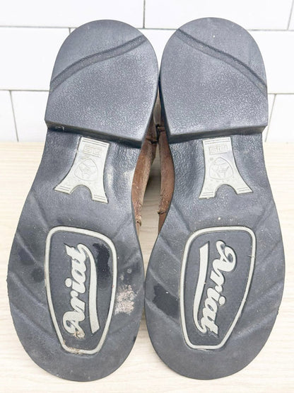 vintage ariat fatbaby leather western cowboy boots - good market thrift store