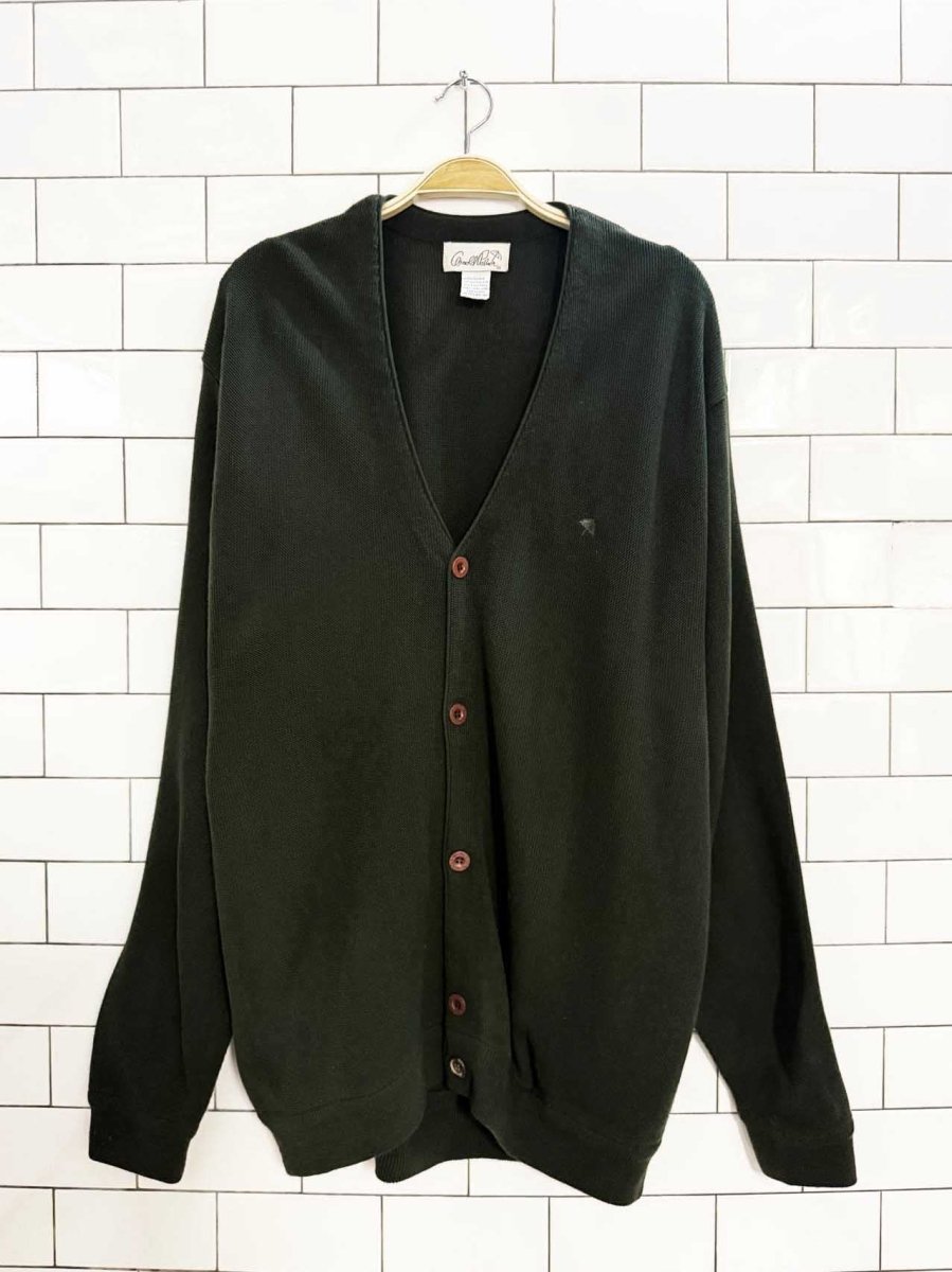 vintage arnold palmer minimal knit dad cardigan - good market thrift store
