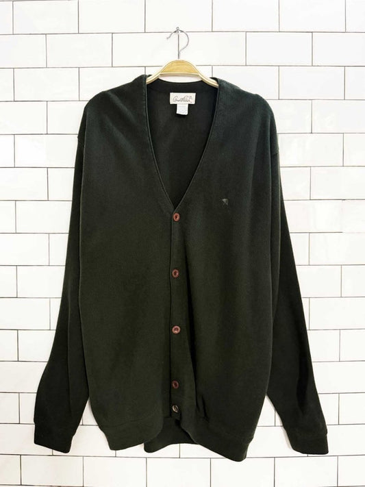 vintage arnold palmer minimal knit dad cardigan - good market thrift store