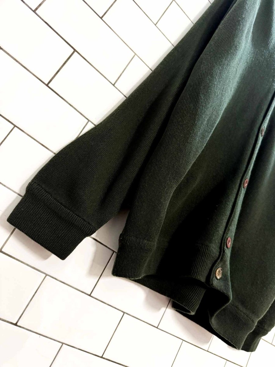 vintage arnold palmer minimal knit dad cardigan - good market thrift store