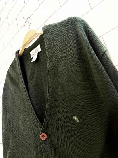 vintage arnold palmer minimal knit dad cardigan - good market thrift store