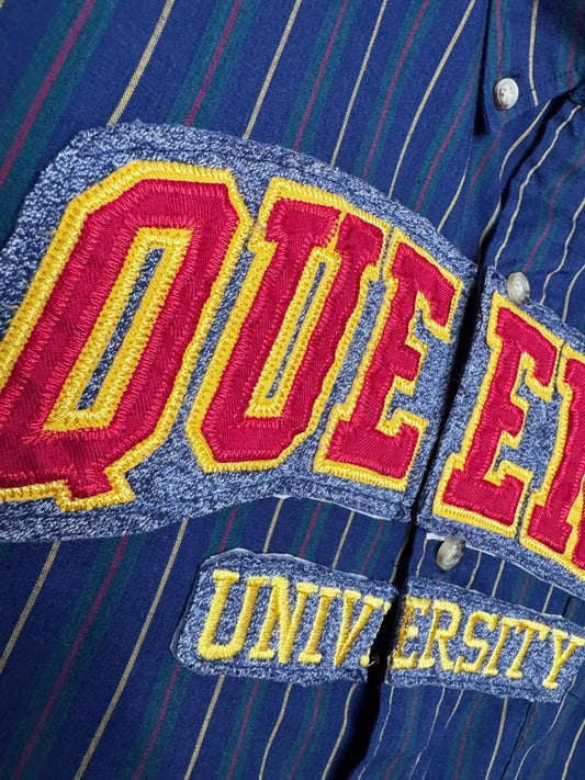 vintage arrow x queens university sporty prep cropped shirt | rework - good market thrift store