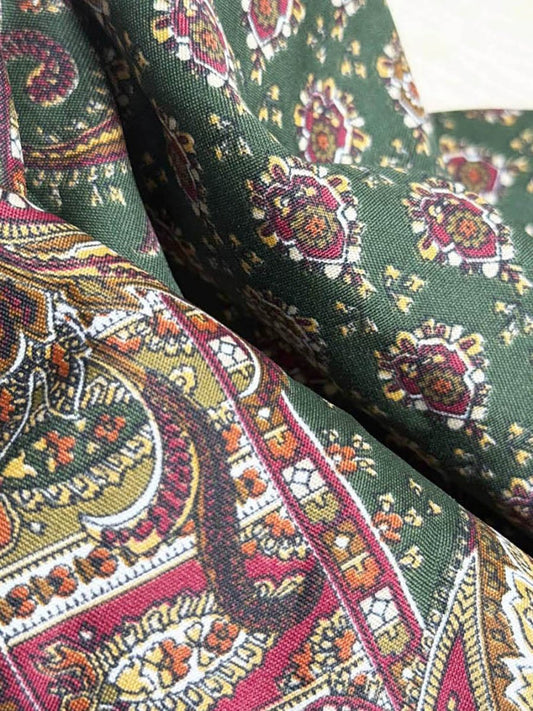 vintage art of the scarf satin paisley square scarf | tie rack | made in Italy - good market thrift store