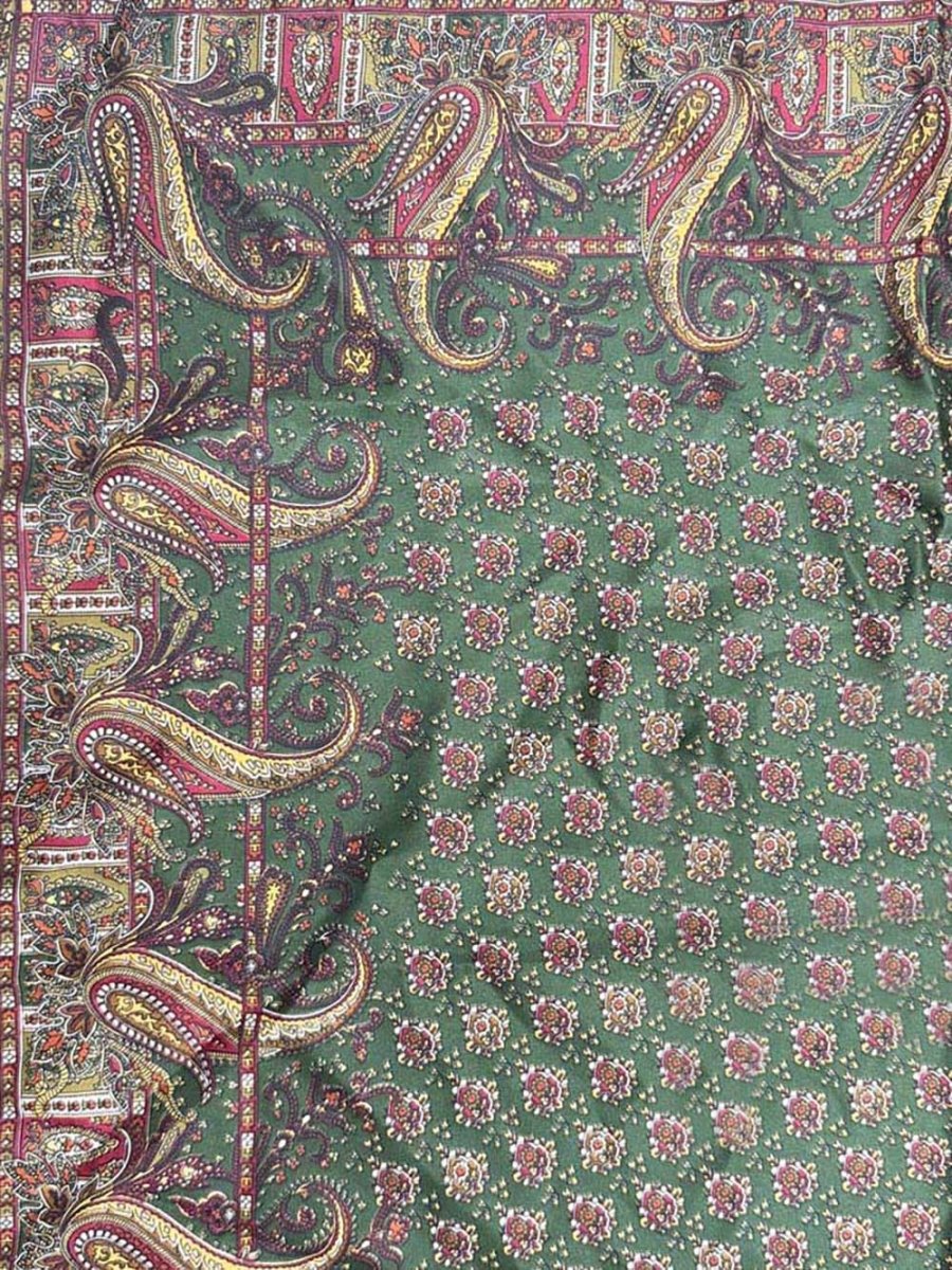 vintage art of the scarf satin paisley square scarf | tie rack | made in Italy - good market thrift store