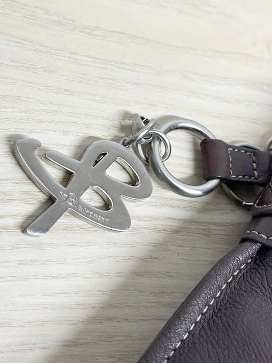 vintage b makowsky leather big buckle crossbody bag - good market thrift store