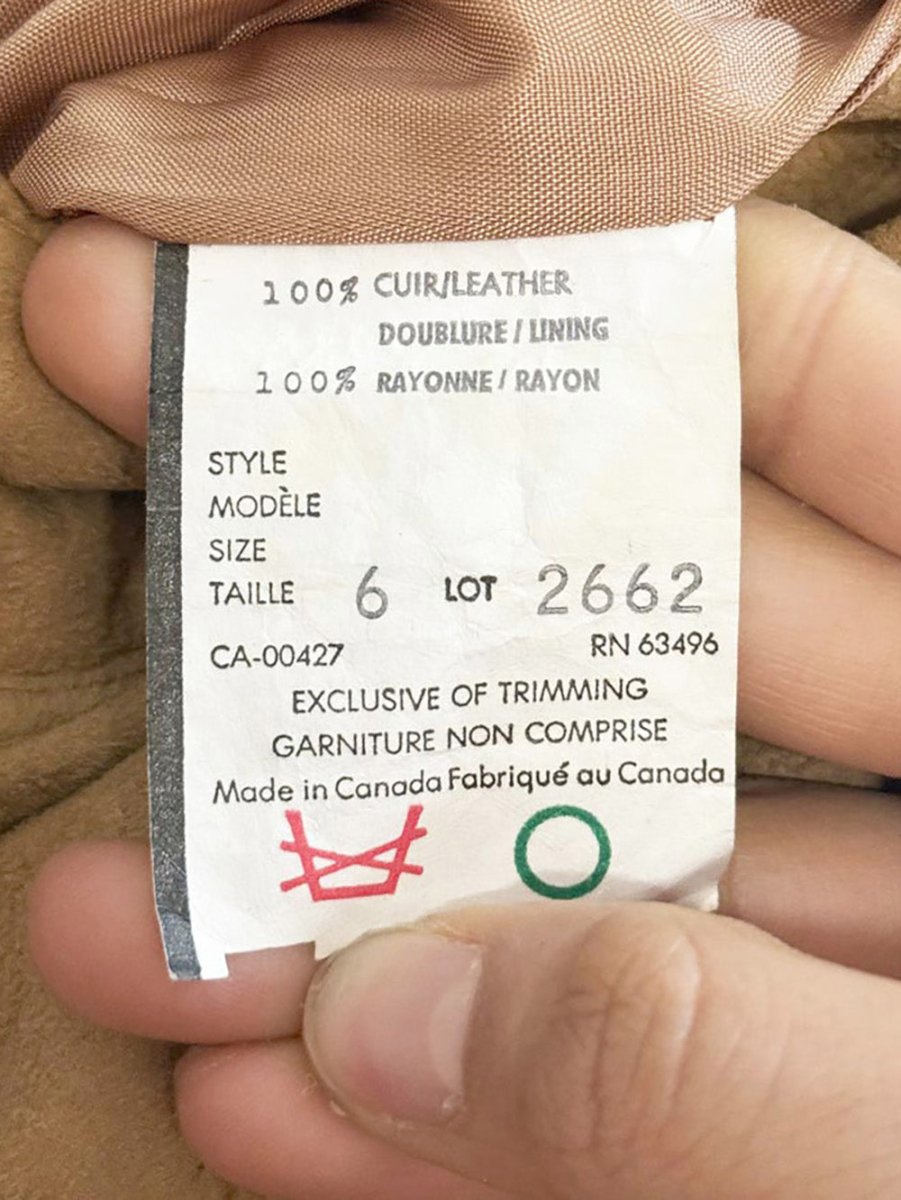 vintage bagatelle lamb suede high waist pleated trousers | union made in Canada - good market thrift store