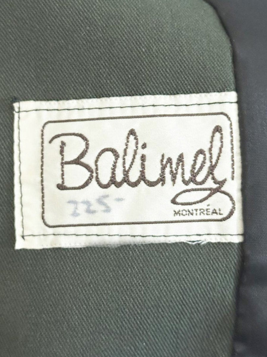 vintage balimel faux fur collar double breasted belted trench coat - good market thrift store