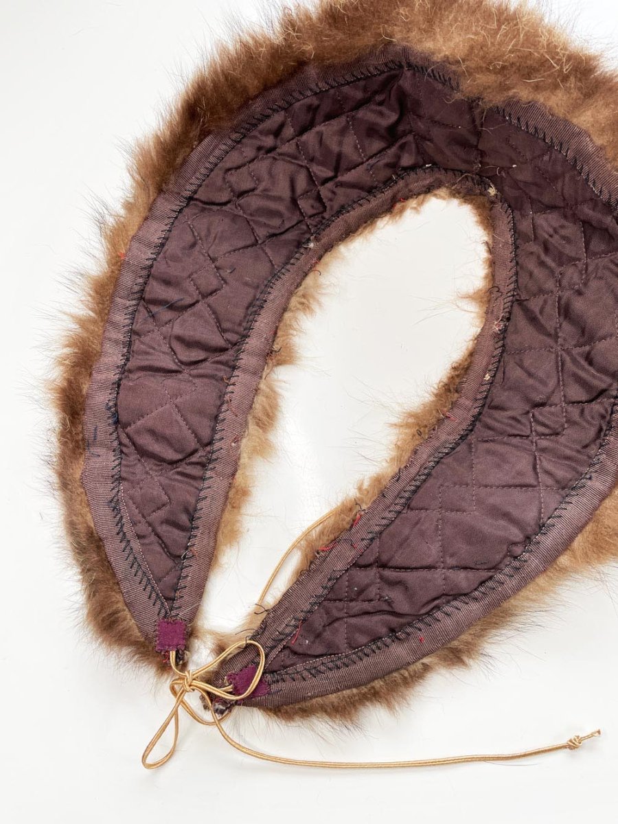 vintage beaver fur tie stole collar - good market thrift store