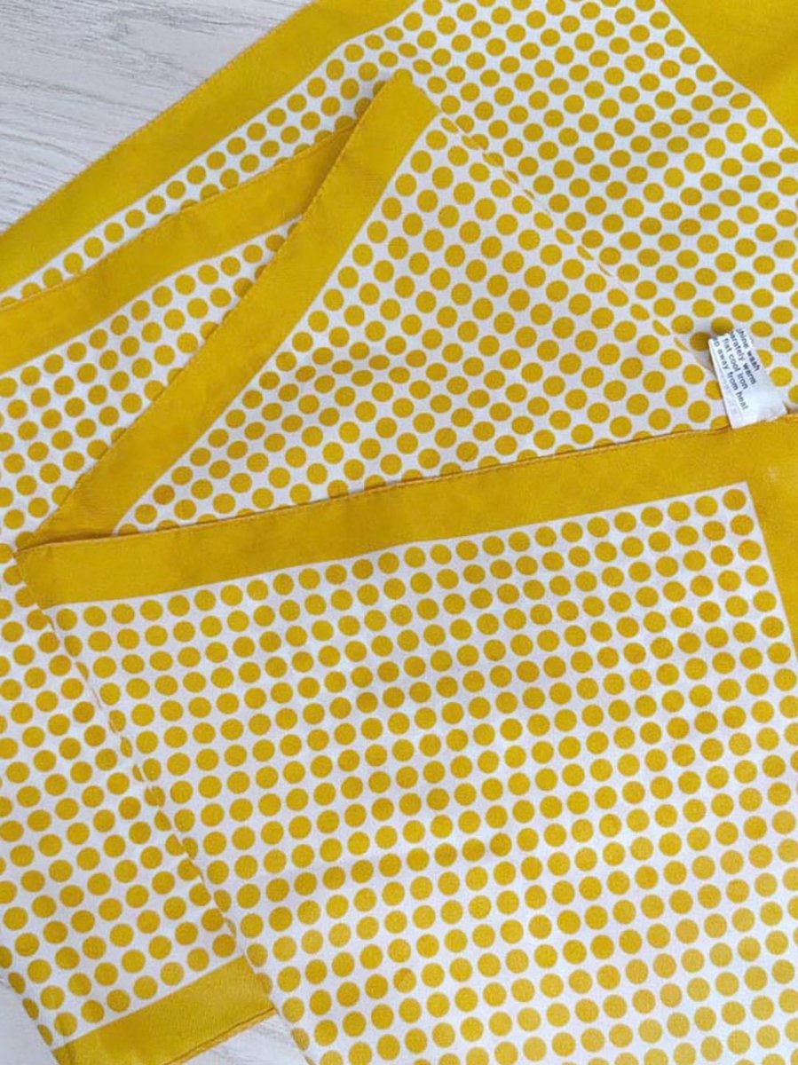 vintage berkshire polka dot long poly scarf | made in Italy - good market thrift store