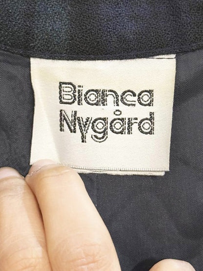 vintage bianca nygard 100% wool tartan pleated trousers | made in Canada - good market thrift store