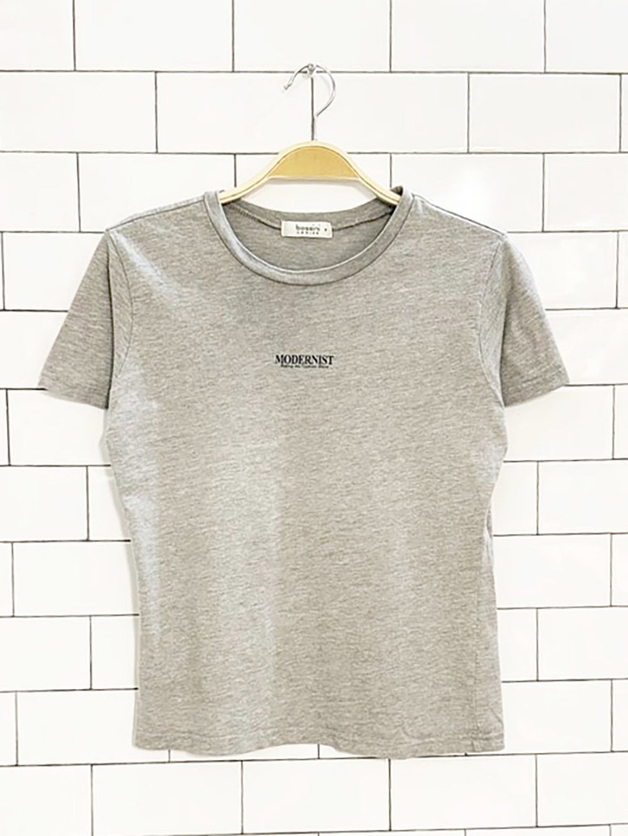 vintage bossini modernist baby tee - good market thrift store