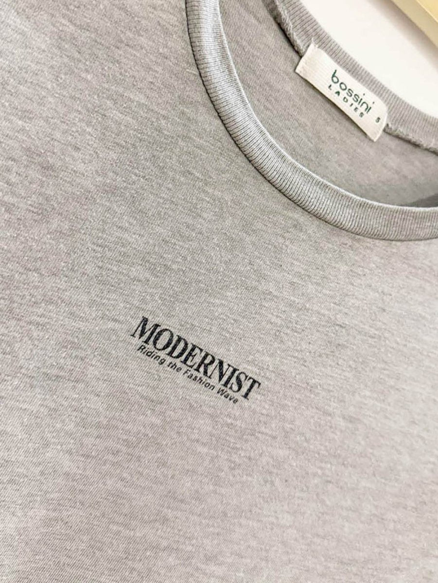 vintage bossini modernist baby tee - good market thrift store