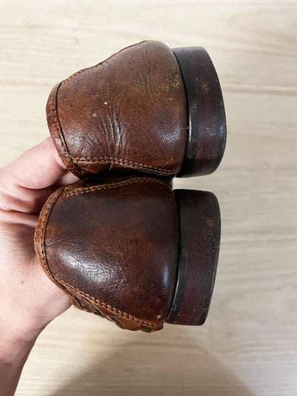 vintage brettons basketweave leather shoe - good market thrift store
